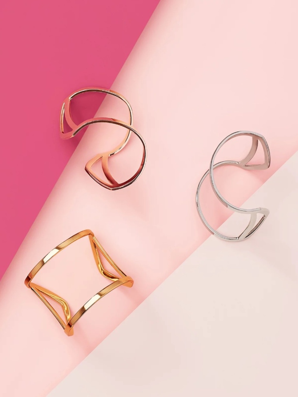 Jules Smith Jane Cuff - White Gold (Silver)
